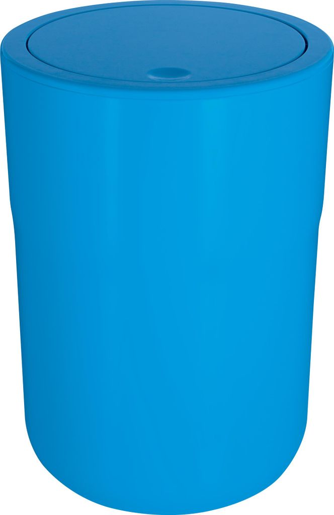 Spirella Design Kosmetikeimer "Cocco" mit Extra Ring für Müllbeutel Treteimer Schwingdeckeleimer Abfallbehälter mit Schwingdeckel 5 Liter (ØxH)...
