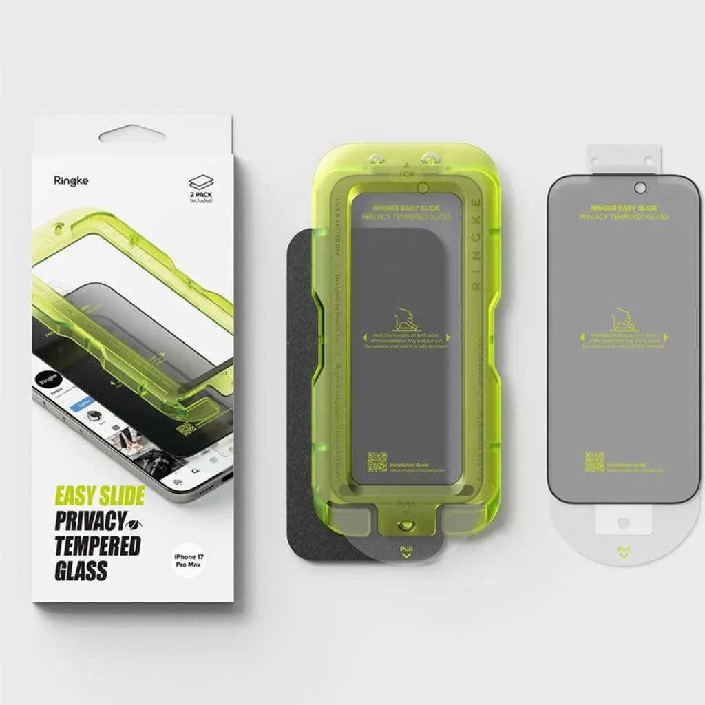 Offerta 2-Pack Vetro Privacy iPhone 17 Pro Max Ringke Easy Slide 9H - 6