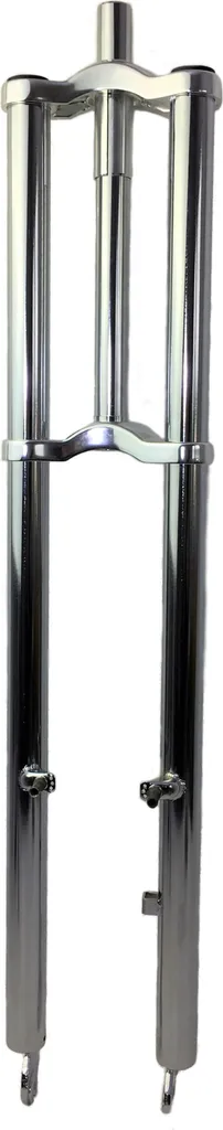 Fourche suspendue double té de 730 mm chromée pour cadre 26 p