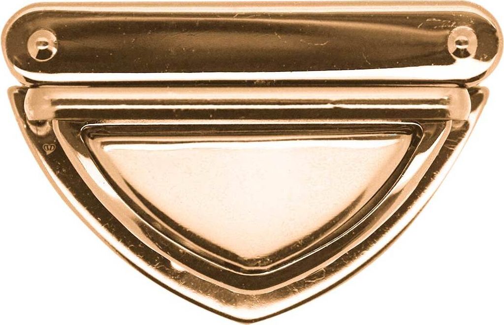 Steckschloss Mappenverschluss Taschenschloss 25 x 50 mm rose gold