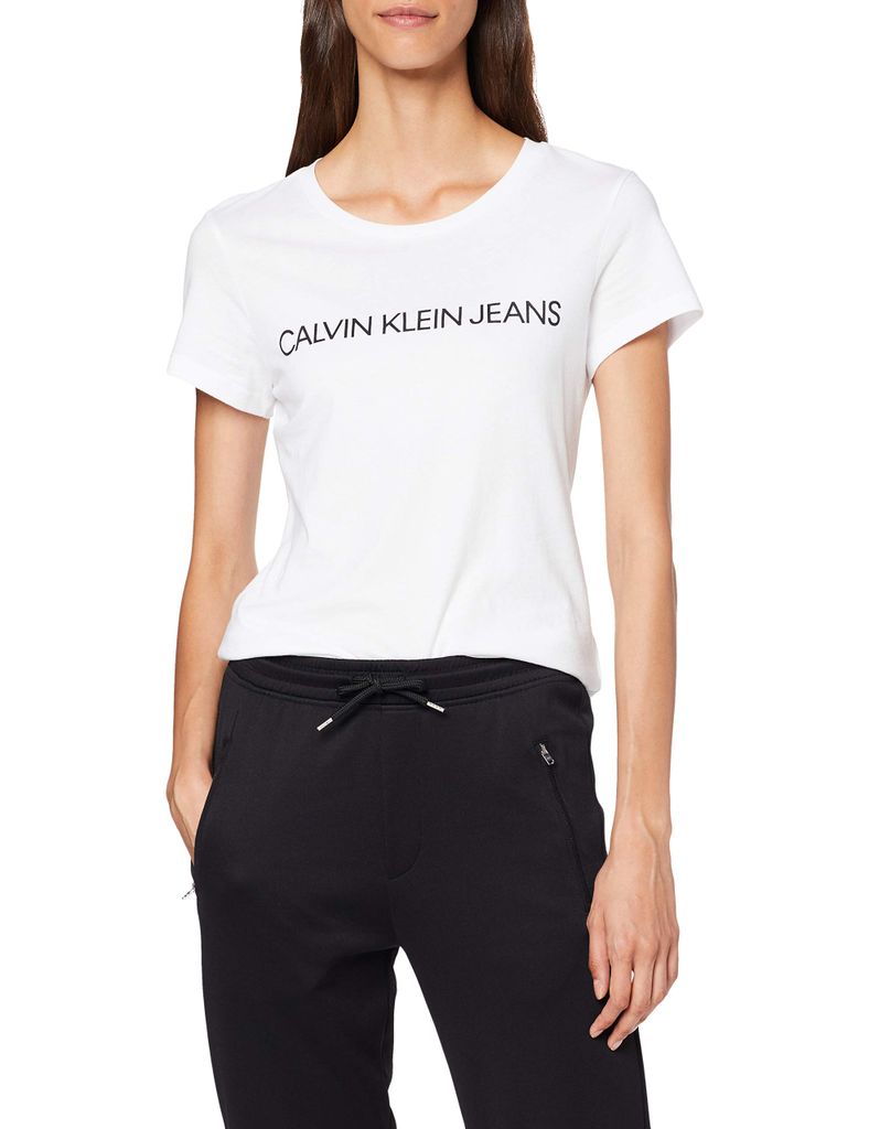 Calvin Klein Jeans T-Shirt Weiß 121109 : Größe - M Größe: M