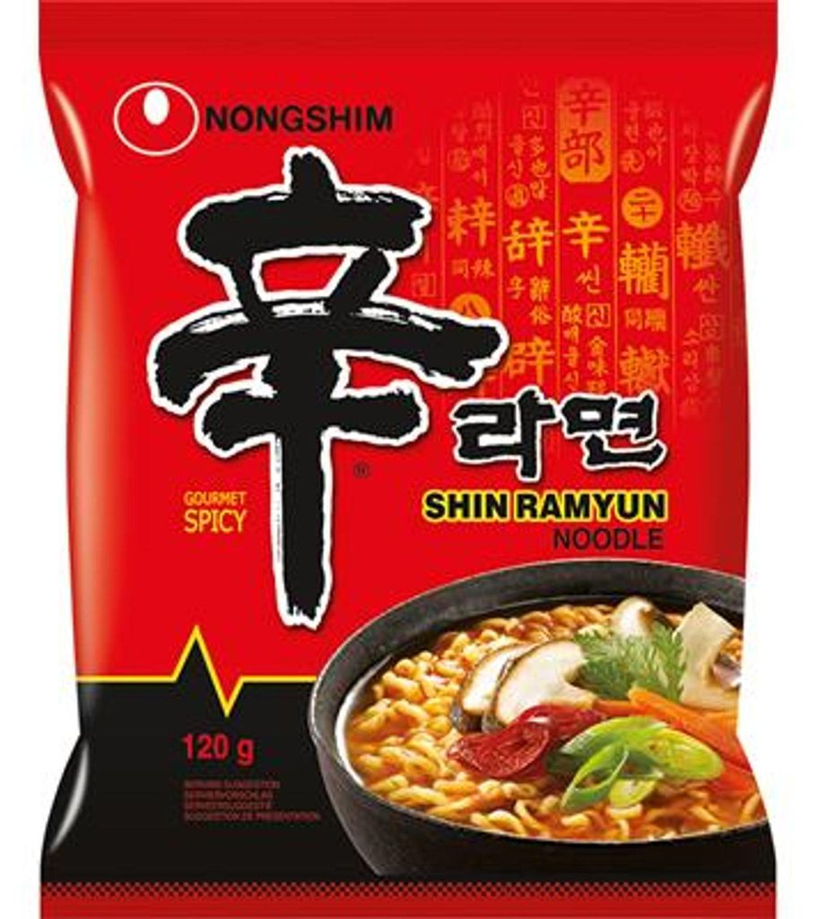 Nong Shim Shin Ramyun ramen rezance, pikantné 120g Obrázok produktu 