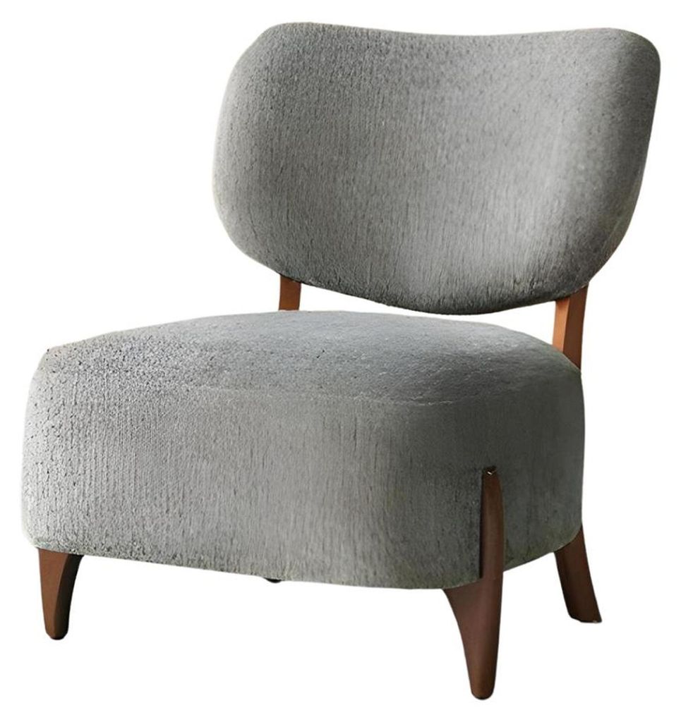 Luxus Sessel Ohrensessel Design Polster Sofa Couch Modern Textil 1 Sitzer