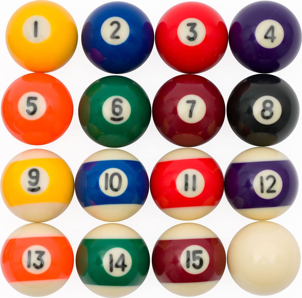 Sportime Billardkugeln "Pool Sport", ø 57,2 mm
