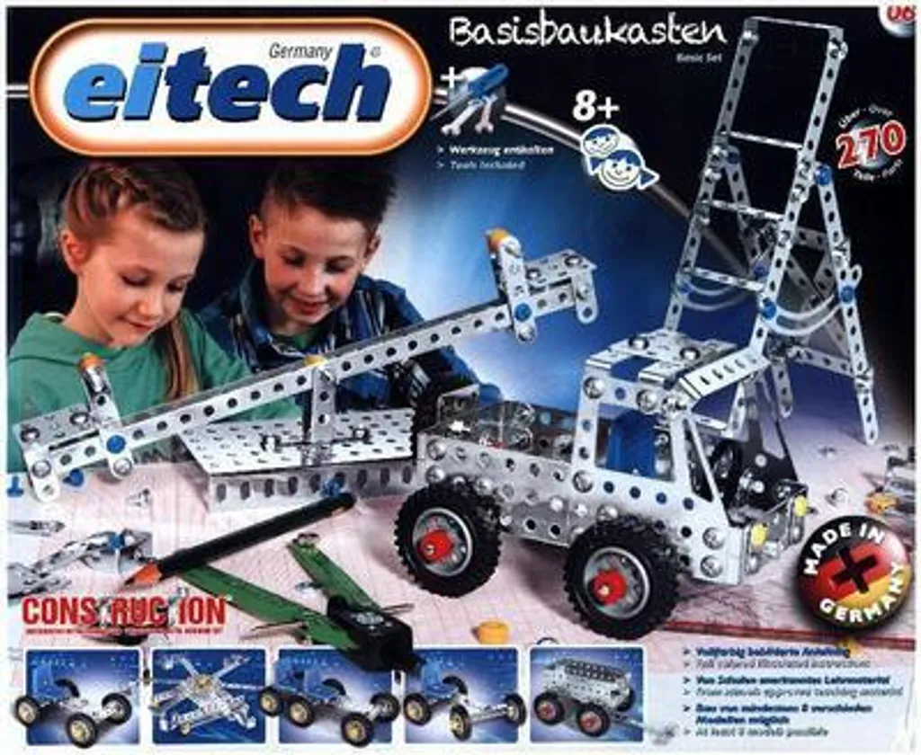 Jeu de construction métallique eitech - Coffret éducatif d'initiation