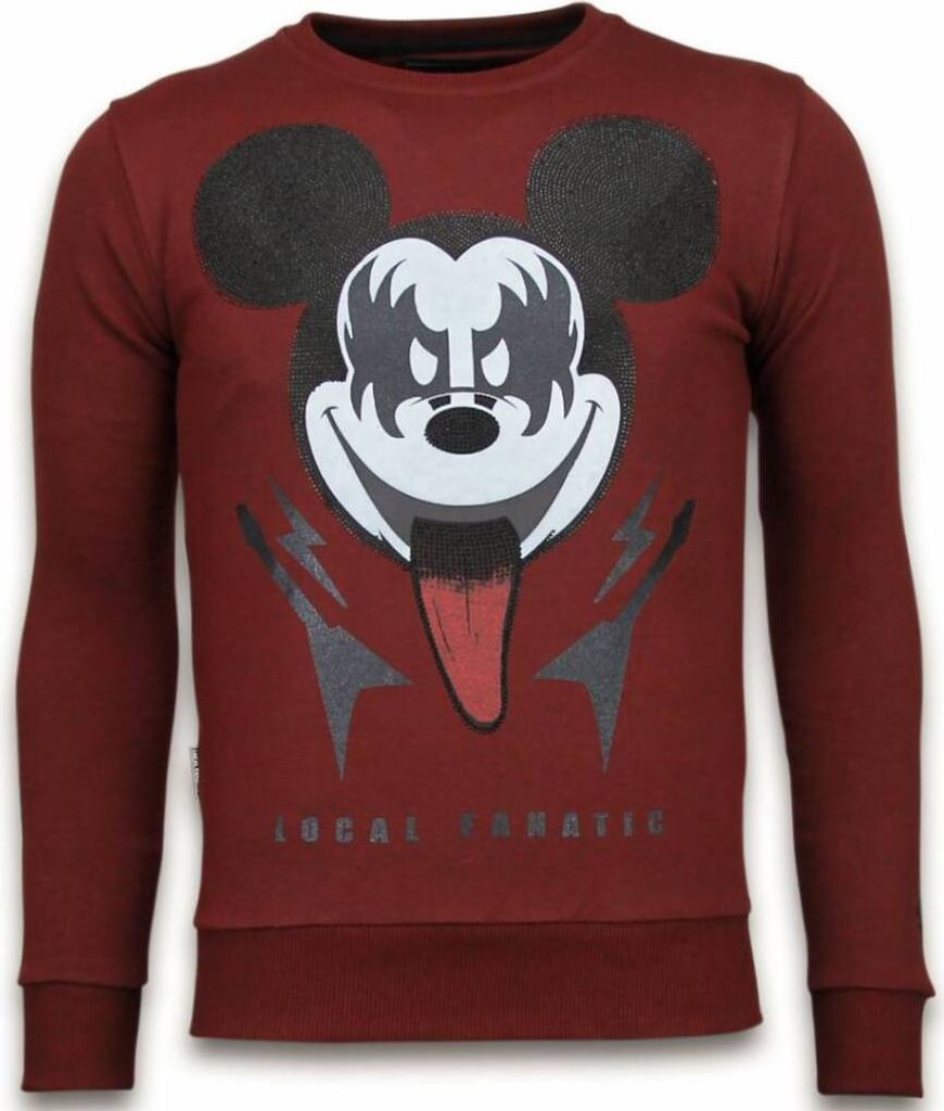 Kiss My Mickey Strass Sweater - L