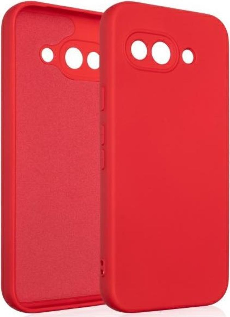 Etui Beline Silicone Pixel 9A Czerwone /Red