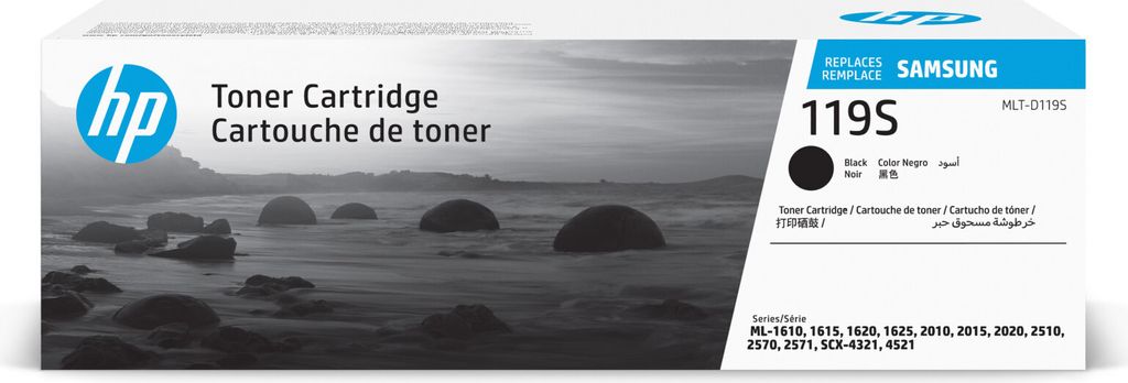 Samsung MLT-D119S Black Original Toner Cartridge cartuccia Immagine del prodotto 