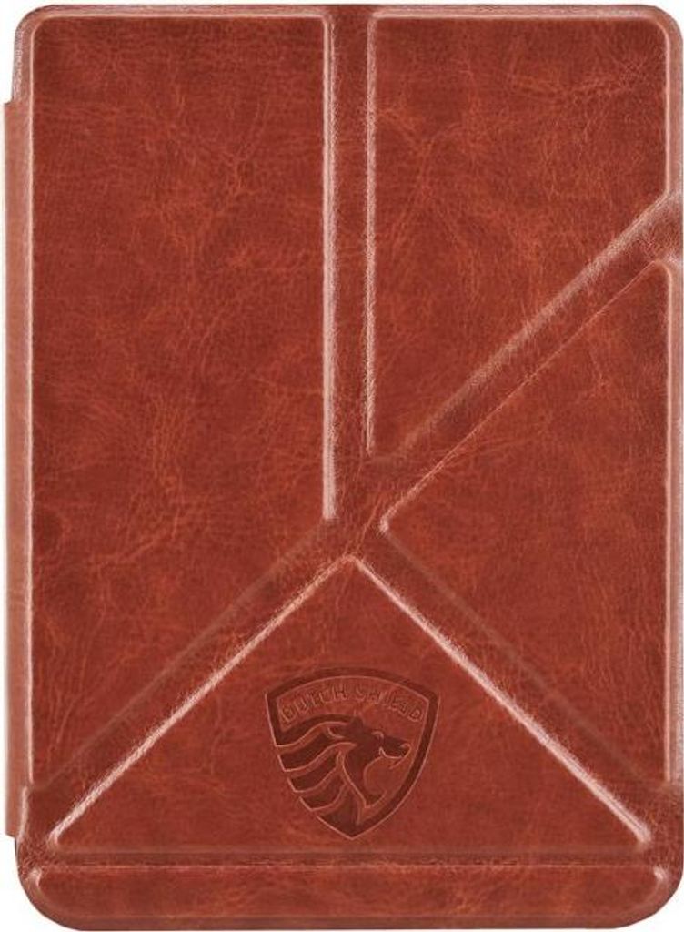 Dutch Shield - Origami Case Hülle für das Tolino Shine Ebook - Klapphülle Ereader Schutzhülle Cover Braun