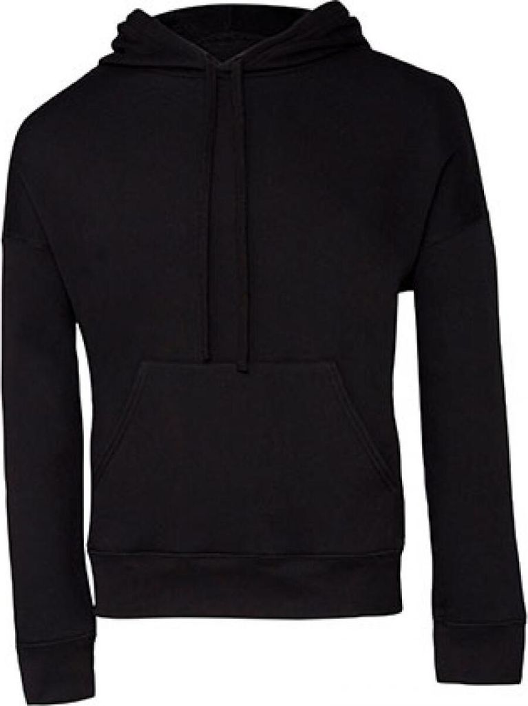 Canvas 3729 | Uni Sponge Fleece Pullover DTM Hoodie XS bis 2XL - Farbe: Black - Größe: XL