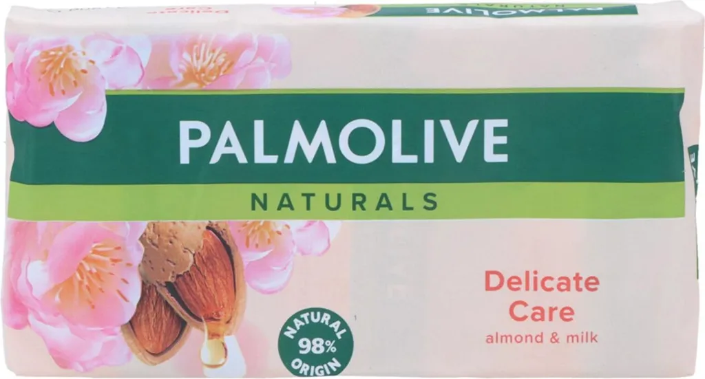 Savon Mains et Corps Palmolive Lait d'Amande - Hygiène Famille 12x90g