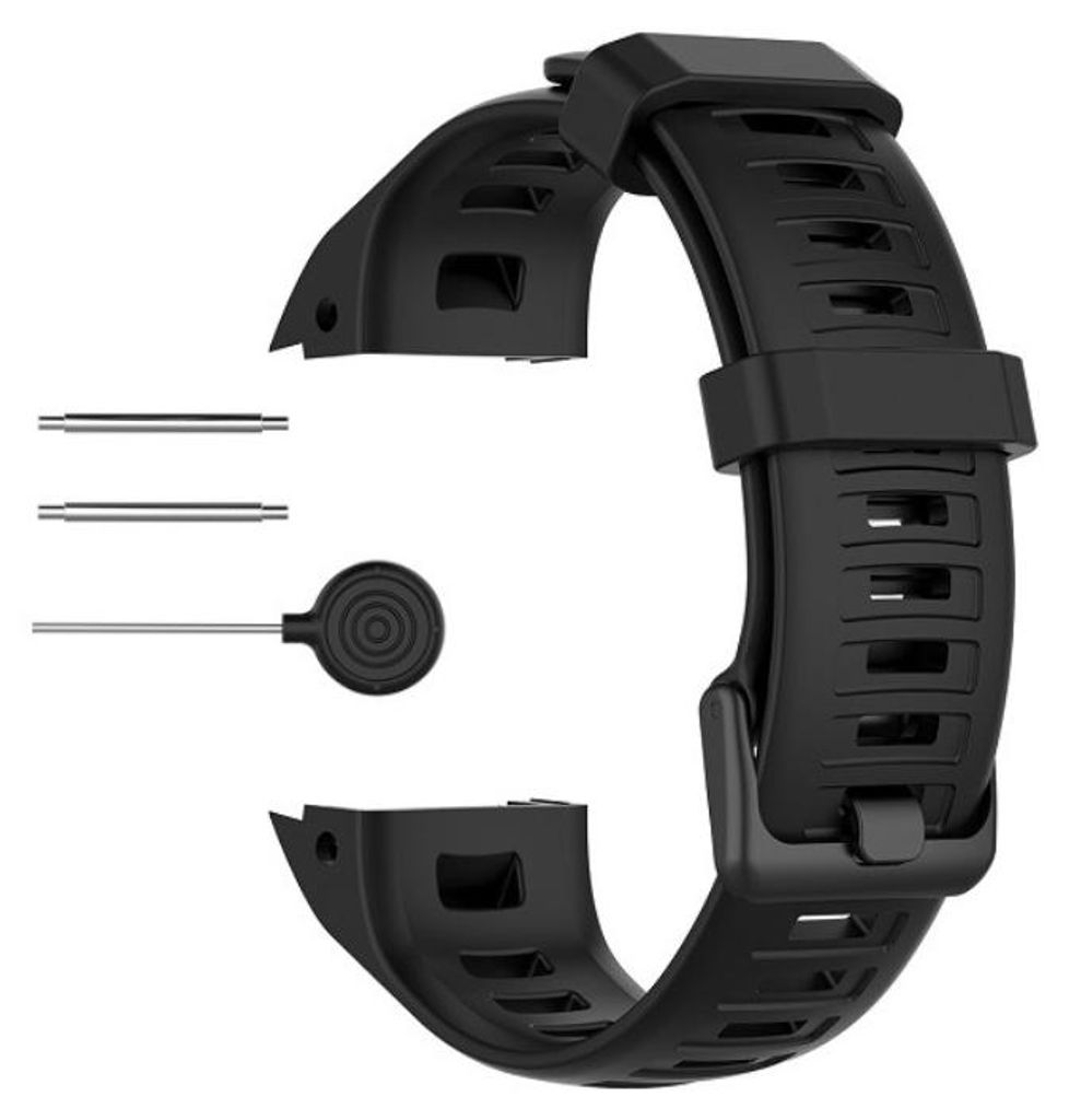INF Garmin Instinct 2 Silikon-Uhrenarmband Schwarz Produktbild 