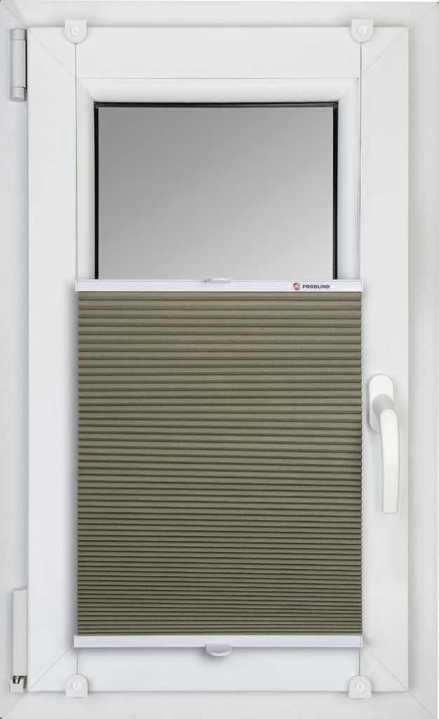 THERMO WABENPLISSEE 100% VERDUNKELNDFALTROLLO JALOUSIE (Grün PM08, 65x120 cm)