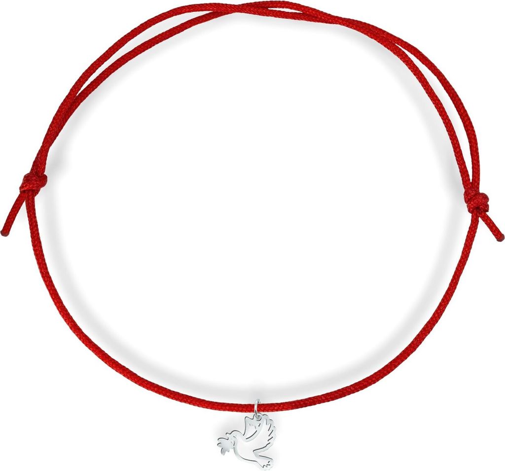 BEKA&BELL Armband 925/- Sterling Silber 14-28cm rot 447260016