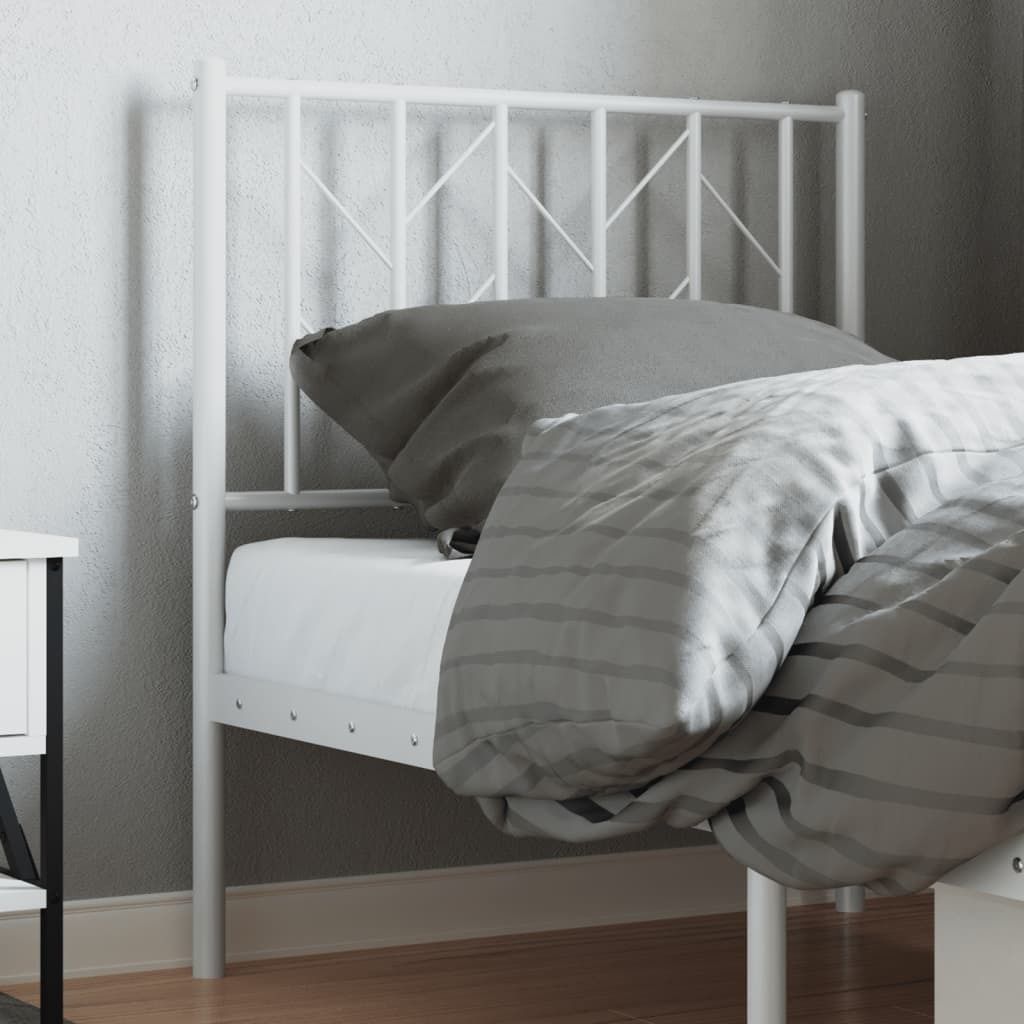 Kopfteil Metall Weiß 75 cm , Kopfteile 2024 Neu