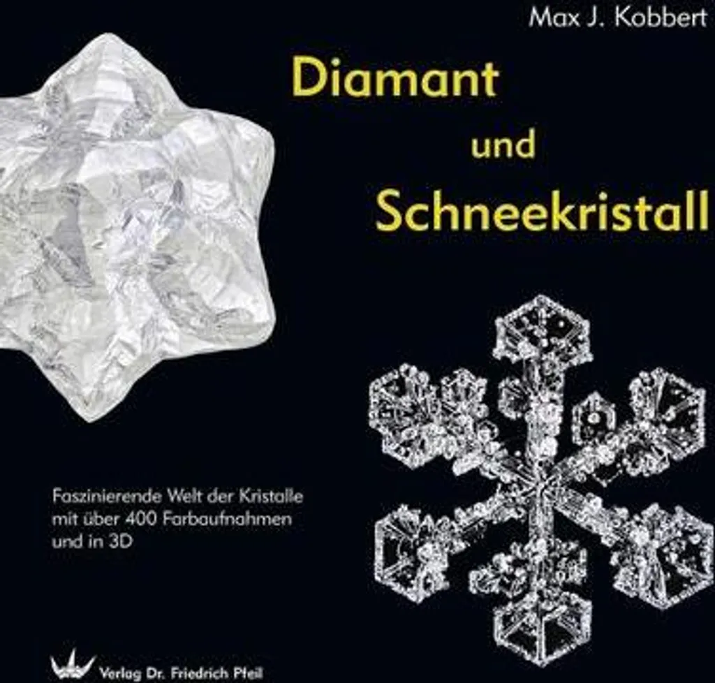 Pendentif Diamant et Schneekristall : Cristal de Neige Or Blanc 18k