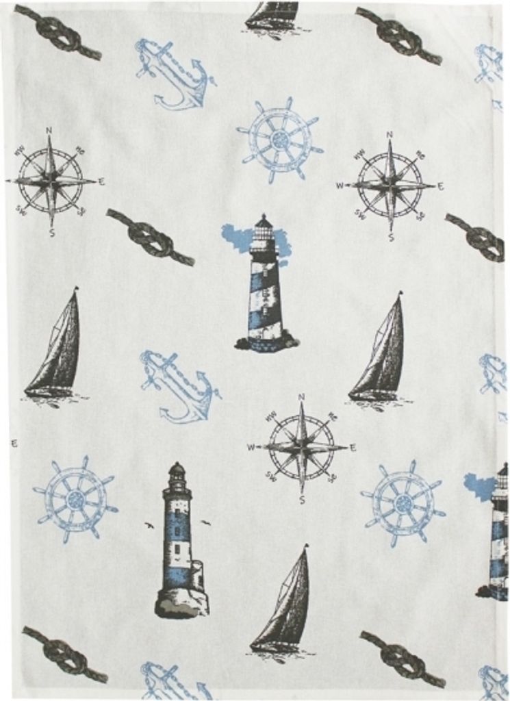 SEA-Club, Geschirrtuch, maritim, Leuchtturm, 3252