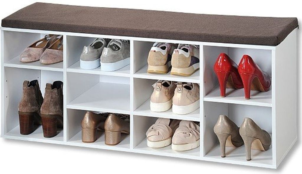 Scarpiera con panca 103,5 x 29,5 x 48 cm Immagine del prodotto 