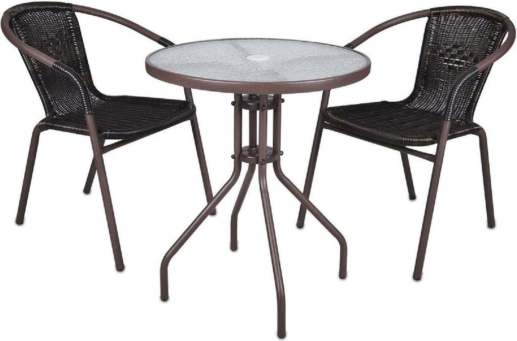 VCM 3-tlg. Bistroset | Balkonset | Gartentisch: Durchmesser Produktbild 