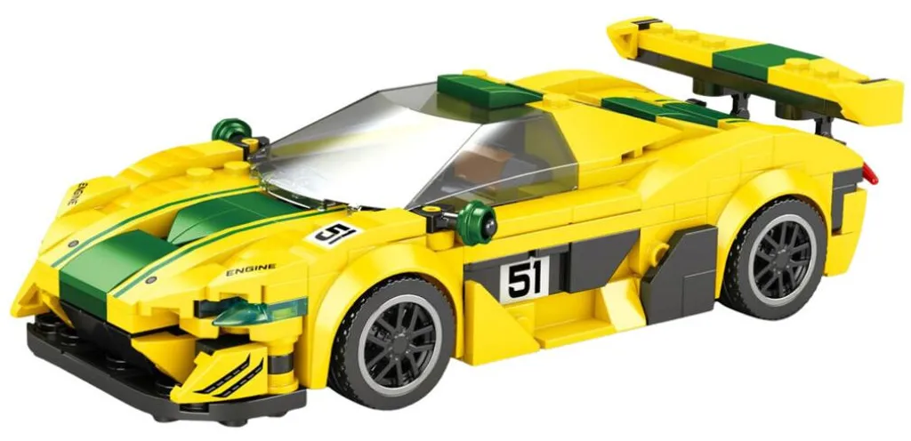 Voiture de course P1 GTR à construire - Cadeau idéal enfant 351 pièces