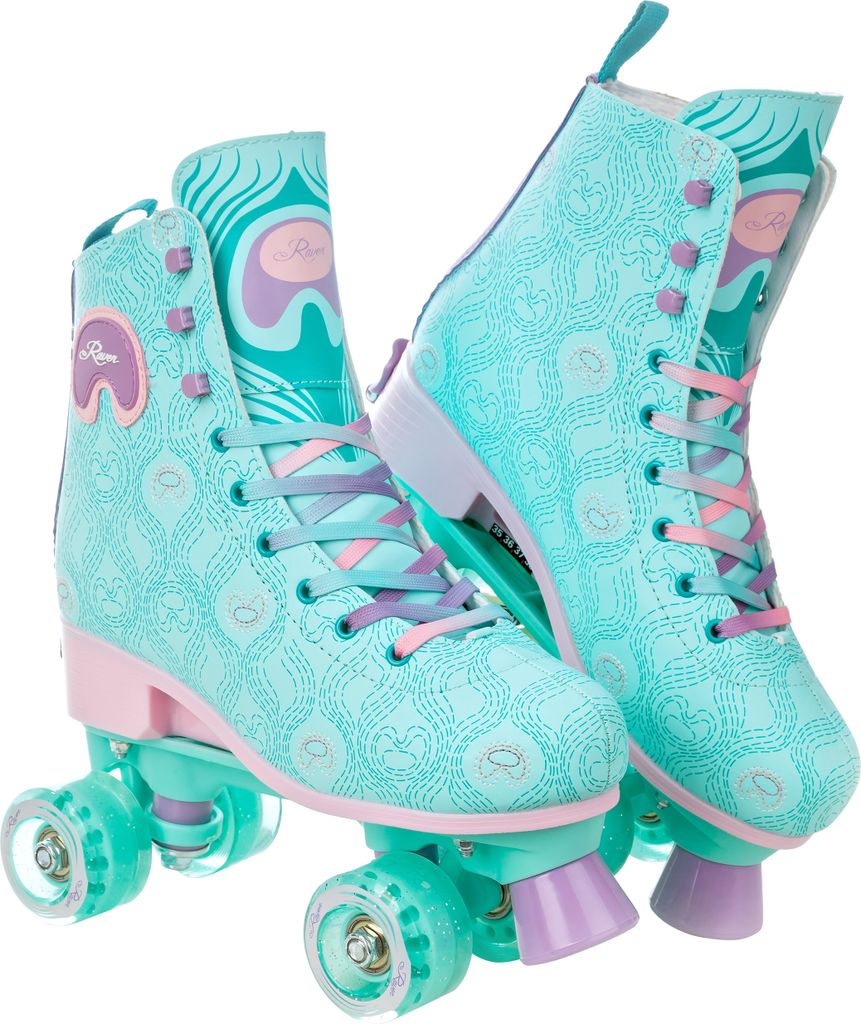 Raven Rollschuhe Roller Skates Rollerskates Pavoni 35-38 verstellbare Größe