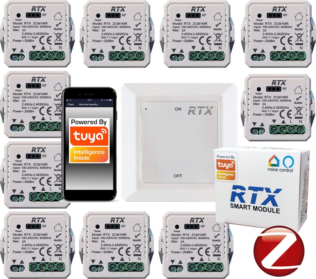 10x Sterownik Rolet TUYA Zigbee Pilot RFR1M GRATIS Zdjęcie produktu 