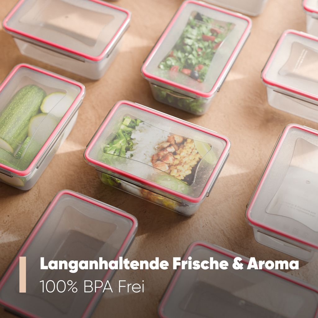 classbach® Frischhaltedosen mit Deckel | 14er Set | 100% Produktbild 5