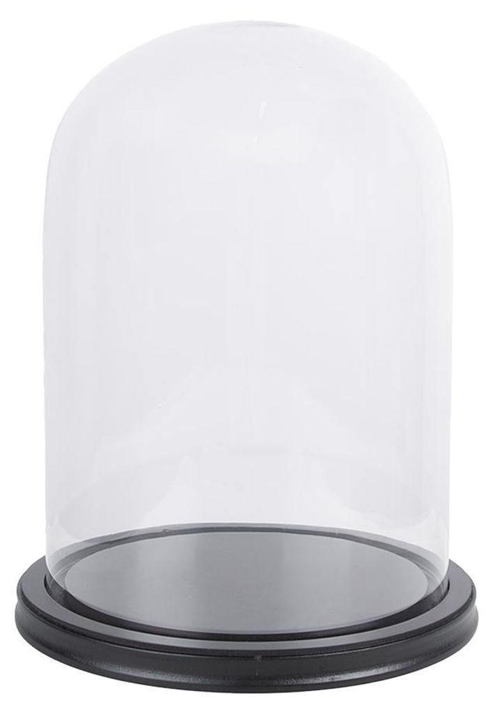 Clayre & Eef Glocke Ø 23x29 cm Transparant Glas Produktbild 