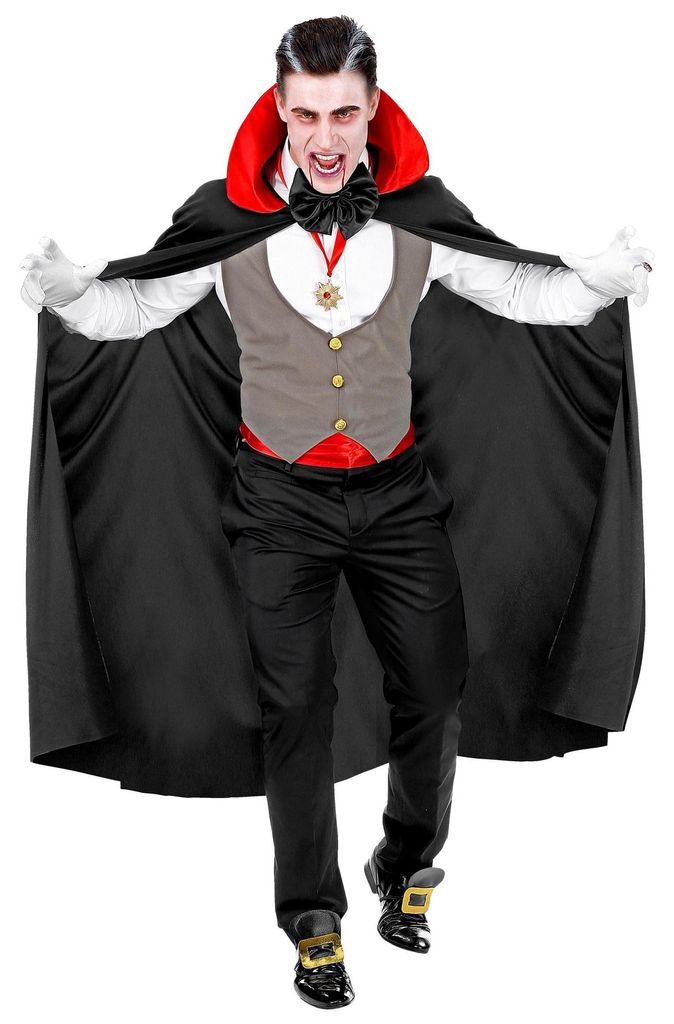 Costume da vampiro con mantello da vampiro Halloween M/L Immagine del prodotto 