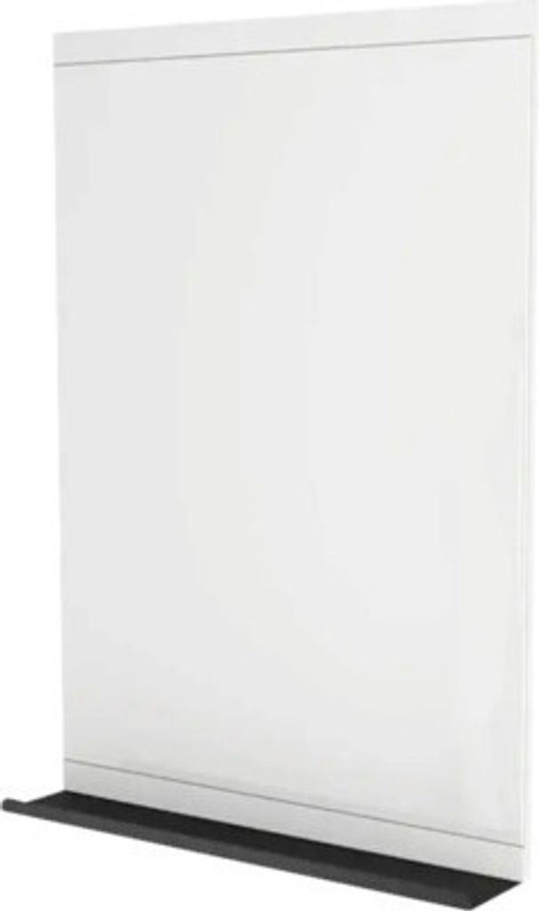 Spiegel mit Ablage Devo Viva 2.0 BxHxS 60x85x12 cm premium white supermatt/black