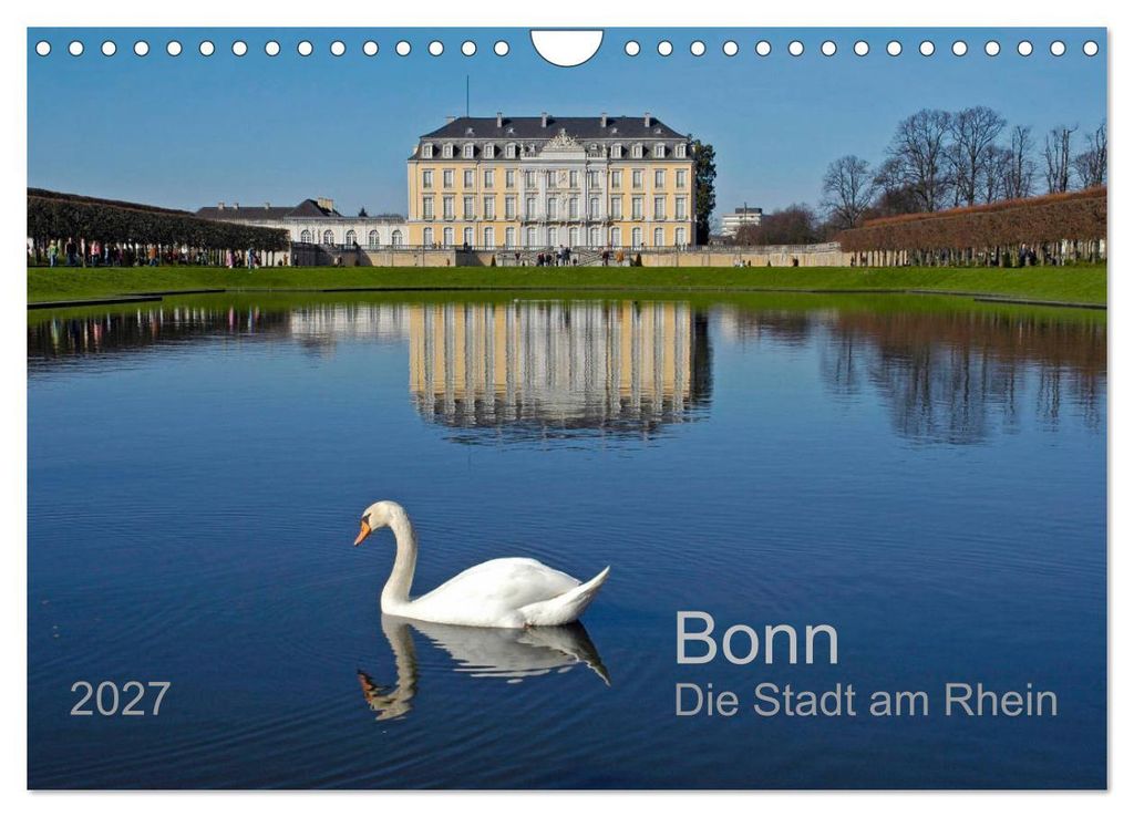 Bonn Die Stadt am Rhein (Wandkalender 2027 DIN A4 quer), CALVENDO Monatskalender