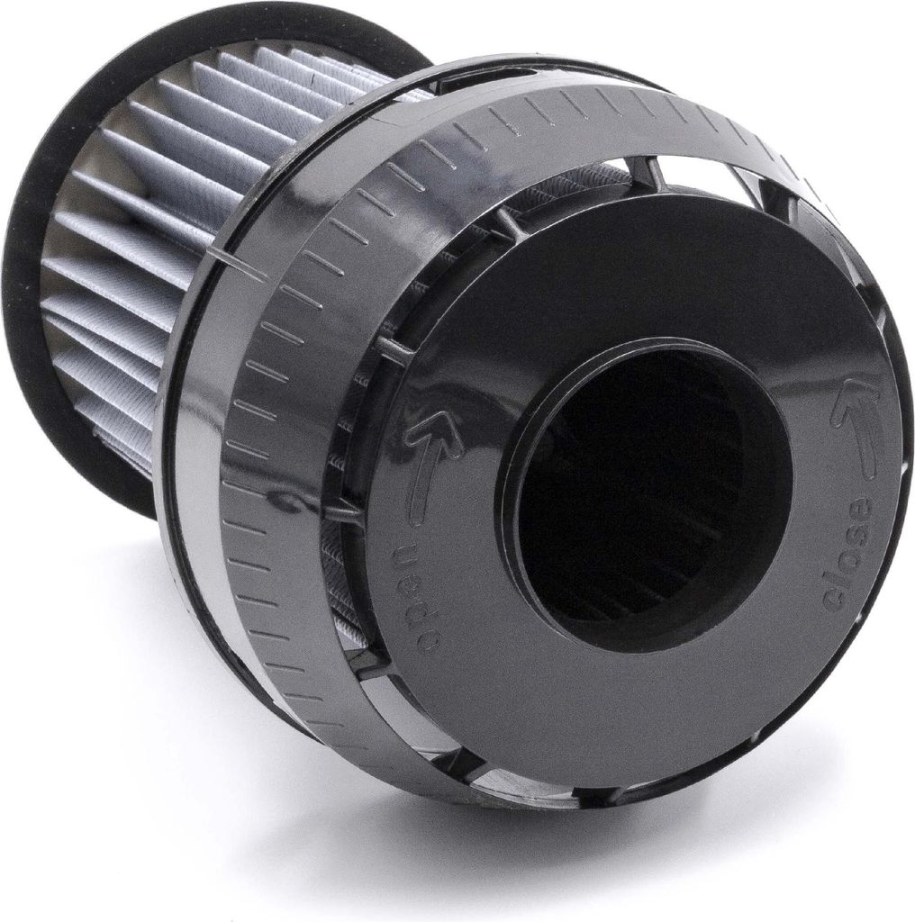 vhbw 2x Faltenfilter kompatibel mit Siemens VSX 6XTRM/04 X 6.0, 6XTRM 2/04X6.0 Staubsauger - Patronenfilter Schwarz Abwaschbar