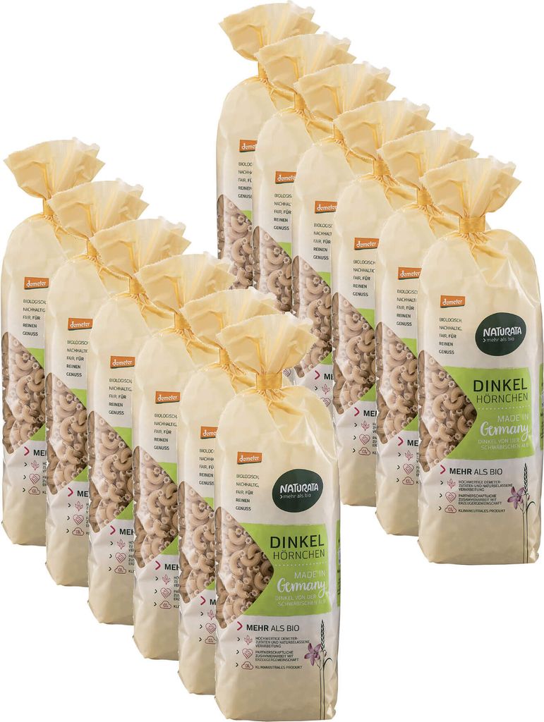 Hörnchen, Dinkel hell, 12 x 500 g