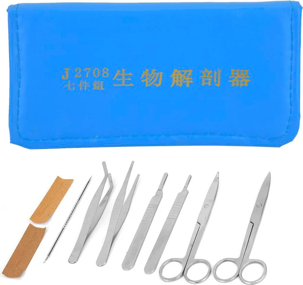 Set Anatomia Professionale 7 Strumenti Dissezione | Acciaio Medicale