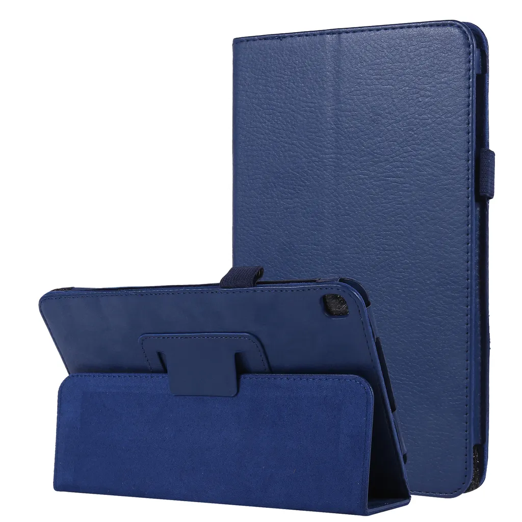 Custodia protettiva per Samsung Galaxy Tab A7 Lite 2021 SM-T220 SM-T225 8.7 pollici Custodia sottile con funzione di supporto Blu
