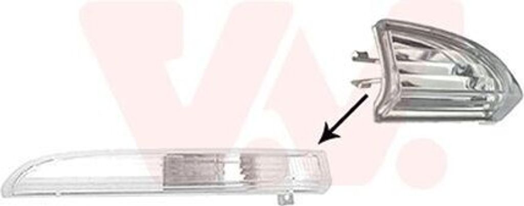 VAN WEZEL 5841974 - OE 3C8807718 Reflektor, Blinker für Passat CC (357)