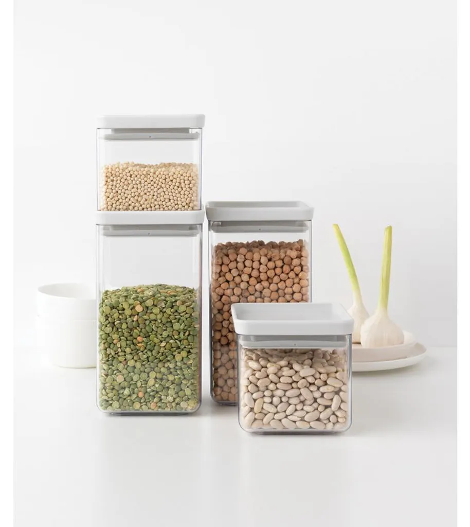 Set de Conservation pour Ingrédients Secs Brabantia Tasty Gris 4u - 11