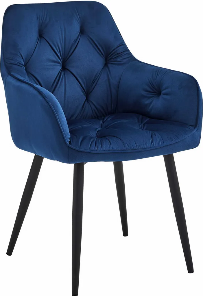 Sedia JORK Navy Blue Velvet | L'Icona del Comfort e dello Stile Moderno