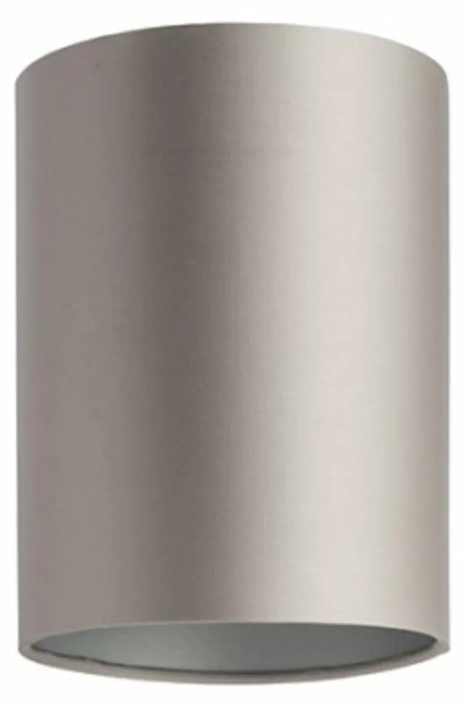 Abat-jour Monaco gris tourterelle design Rendl intérieur argent 28W max