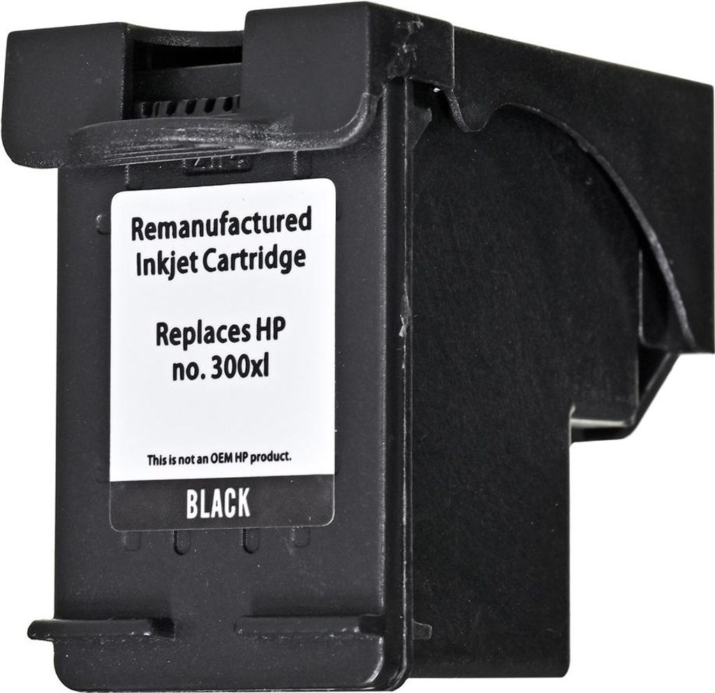 SUPERBULK Druckertinte HP B-H300XLBk (Ersatz HP 300XL CC641) Standard schwarz