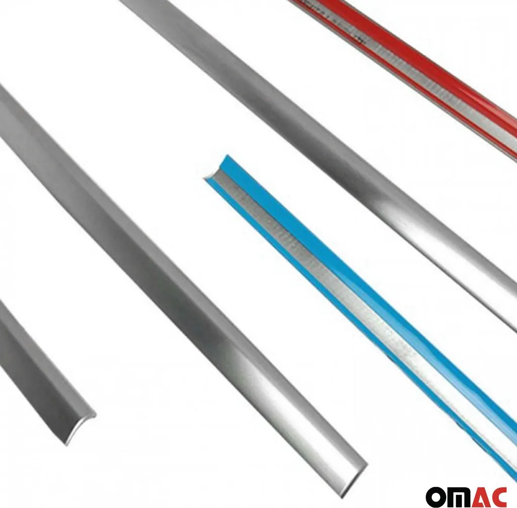 Kit 6 Modanature Finestra Jeep Renegade 2014-2019 Cromo Inox - 7