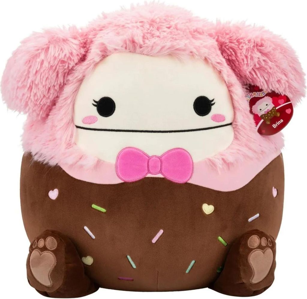 Squishmallows Plüsch Bigfoot Brina chocolate dipped pink 40 Produktbild 