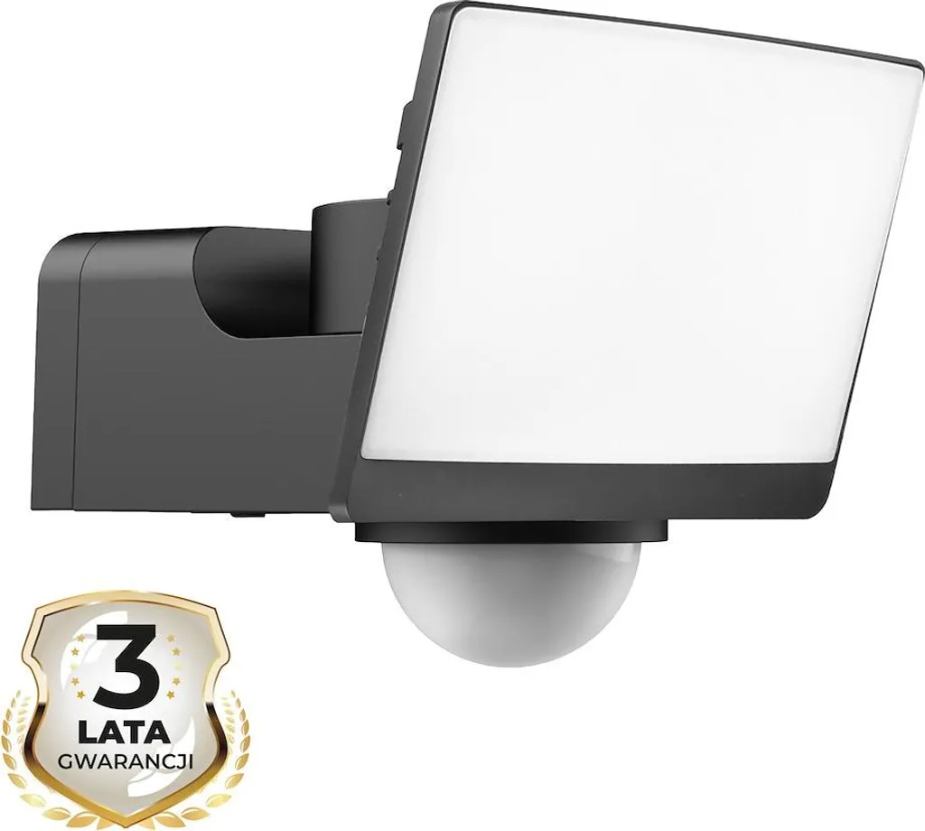Spot LED avec détecteur de mouvement Eko-Light Davos 30W 2000lm Noir