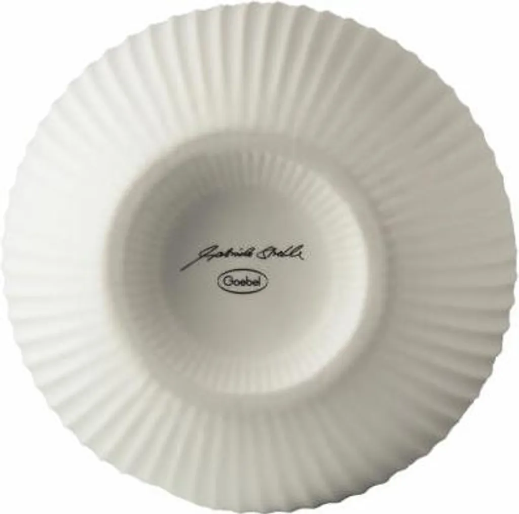 Vase Goebel Raindrop en Biskuitporzellan Blanc Mat - Texture Goutte 20cm