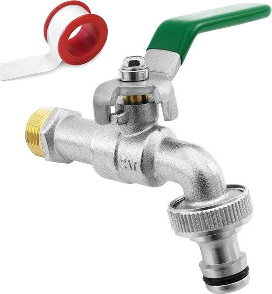 1/2'' Zoll Metall Wasserhahn Premium - Rost- und Frostbeständig - Garten Waschmaschine Regenwanne - e E-Book