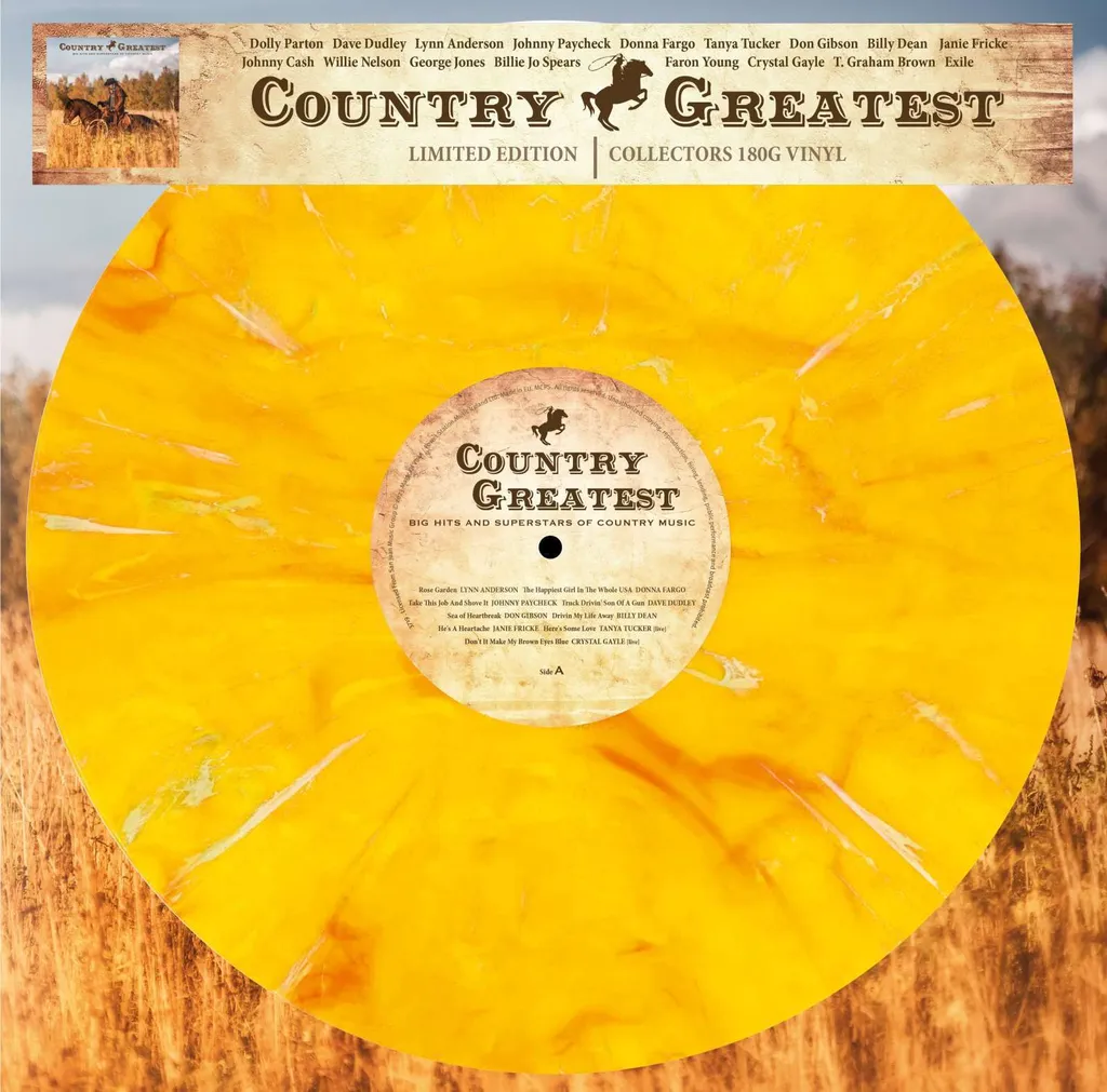 Vinyle 180g Country Greatest Hits Marbled Edition Limitée Numérotée