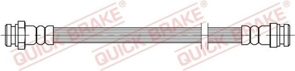 QUICK BRAKE 25.039 Bremsschlauch für SUZUKI Grand Vitara II SUV (JT, TE, TD)