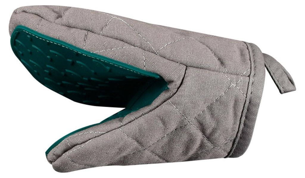 1 Stück Silikon-Isolierhandschuhe, Baumwollfüllung, hitzebeständige Ofenhandschuhe, Küchenhelfer zum Backen und Grillen