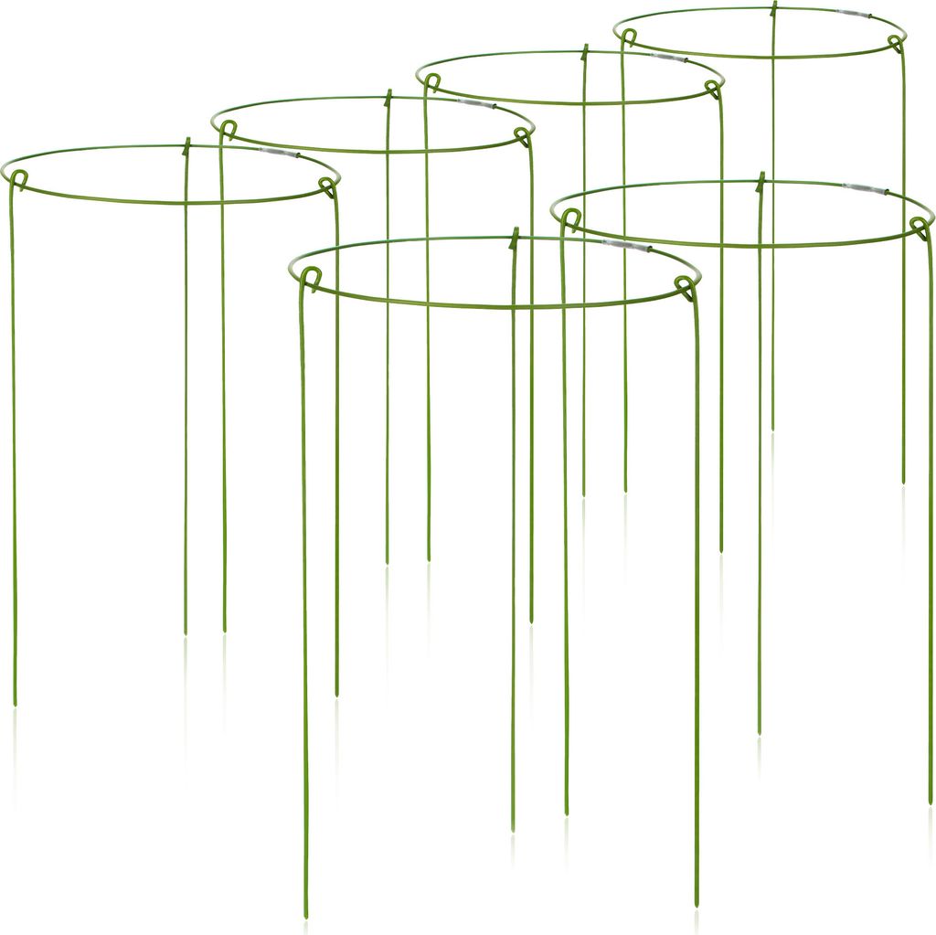 COM-FOUR® 6x Blumen- und Staudenhalter 28cm - Strauchstütze Produktbild 