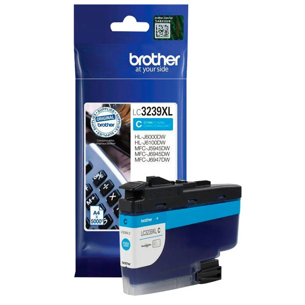 Consumabile Originale Brother LC3239XLC | Ciano XL 5000 Pagine